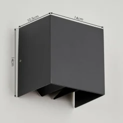 Applique murale d'extérieur Hoods LED Anthracite, 2 lumières