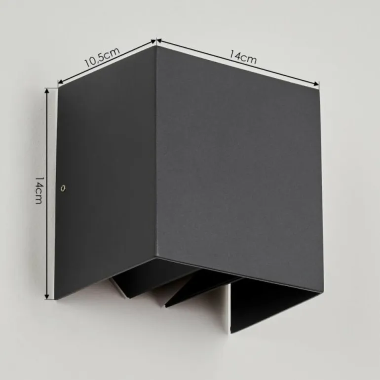 Applique murale d'extérieur Hoods LED Anthracite, 2 lumières