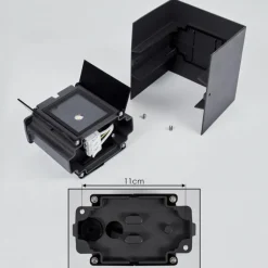 Applique murale d'extérieur Hoods LED Anthracite, 2 lumières