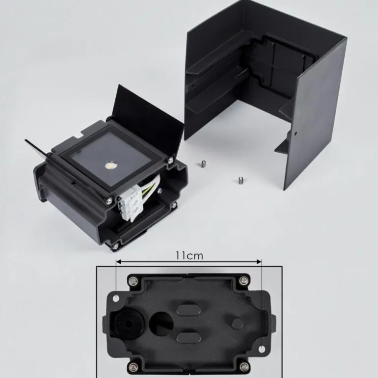 Applique murale d'extérieur Hoods LED Anthracite, 2 lumières