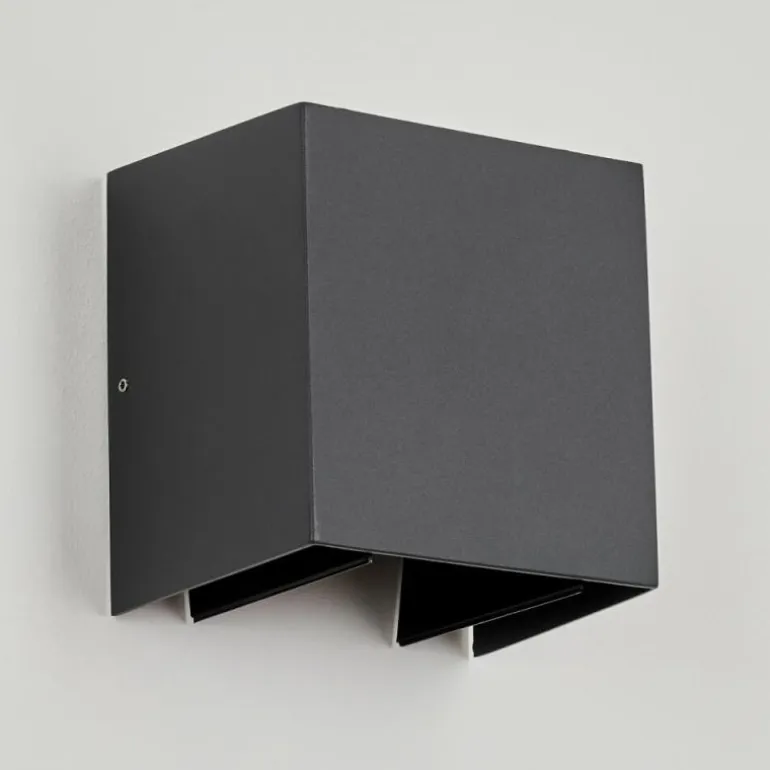 Applique murale d'extérieur Hoods LED Anthracite, 2 lumières