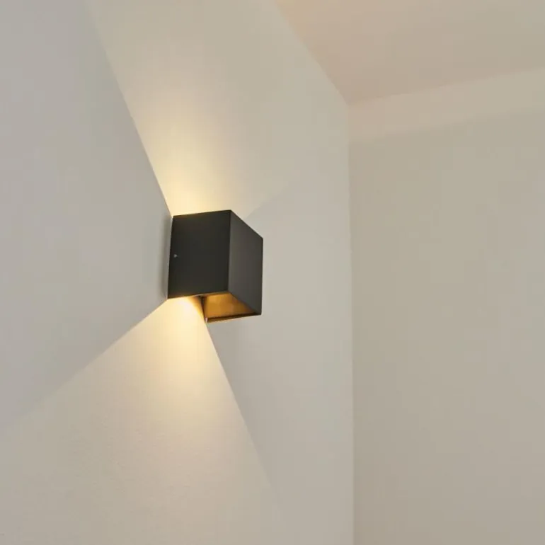 Applique murale d'extérieur Hoods LED Anthracite, 2 lumières