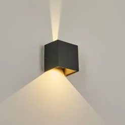 Applique murale d'extérieur Hoods LED Anthracite, 2 lumières