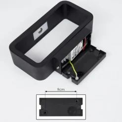 Applique murale d'extérieur Strandbyn LED Noir, 1 lumière