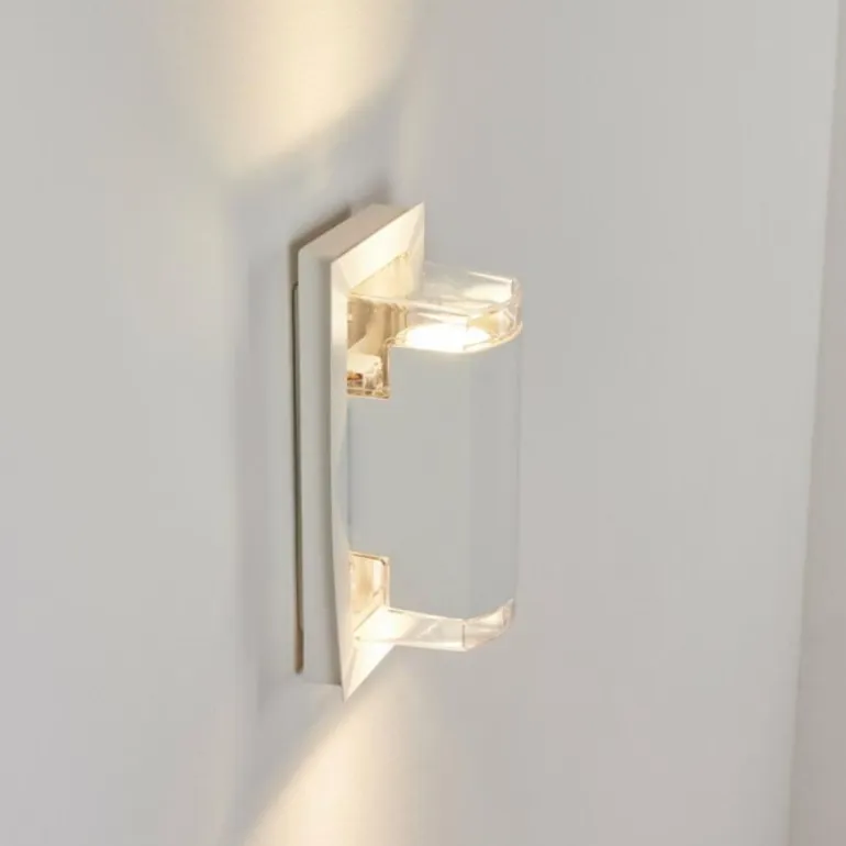 Applique murale d'extérieur Nabawa Blanc, 2 lumières