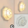 Applique murale d'extérieur Ibacache Blanc, 1 lumière