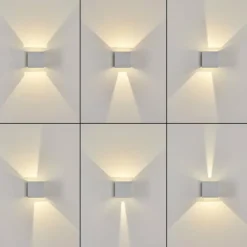 Applique murale d'extérieur Pyalong LED Blanc, 1 lumière