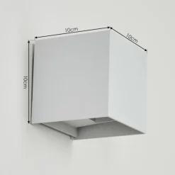 Applique murale d'extérieur Pyalong LED Blanc, 1 lumière