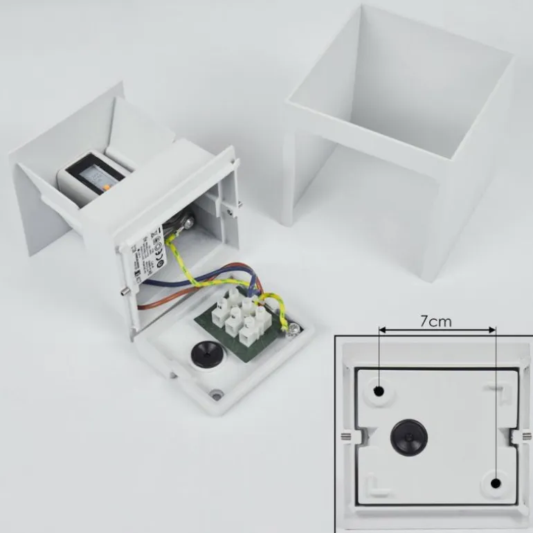 Applique murale d'extérieur Pyalong LED Blanc, 1 lumière