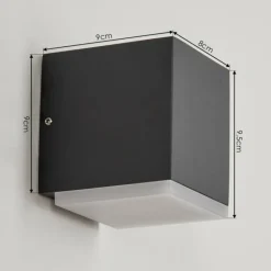 Applique murale d'extérieur Oatlands Anthracite, 1 lumière