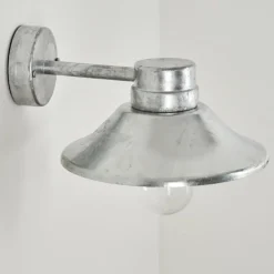 Applique murale d'extérieur Pumiri LED Zingué, 1 lumière