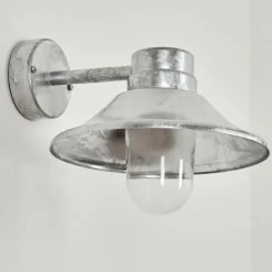 Applique murale d'extérieur Pumiri LED Zingué, 1 lumière