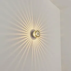 Applique murale d'extérieur Vilches LED Aluminium, Argenté, 1 lumière