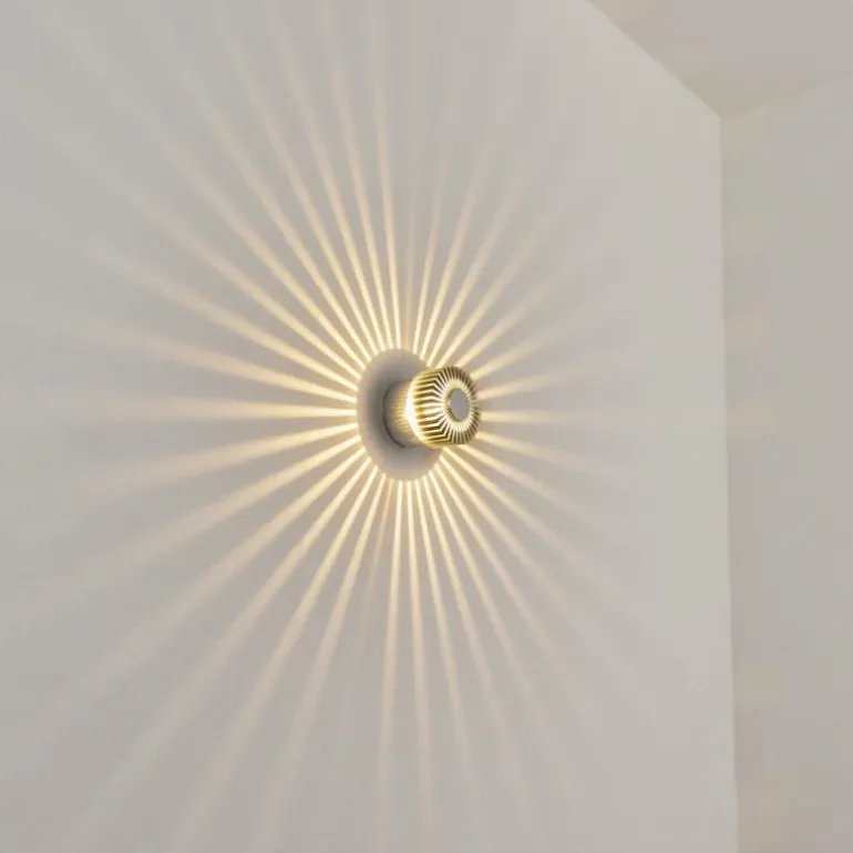 Applique murale d'extérieur Vilches LED Aluminium, Argenté, 1 lumière