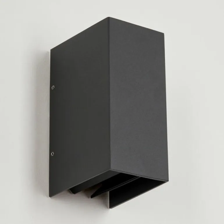 Applique murale d'extérieur Hoods LED Anthracite, 2 lumières