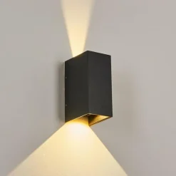 Applique murale d'extérieur Hoods LED Anthracite, 2 lumières