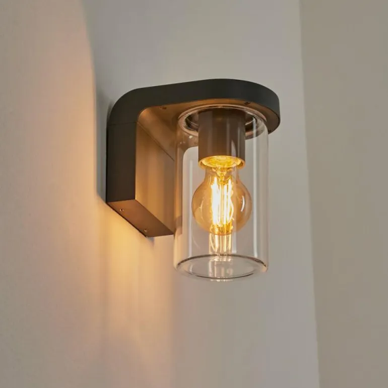 Applique murale d'extérieur Radnor Anthracite, 1 lumière
