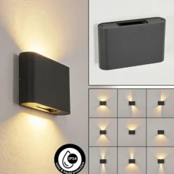 Applique murale d'extérieur Trapatrapa LED Anthracite, 2 lumières