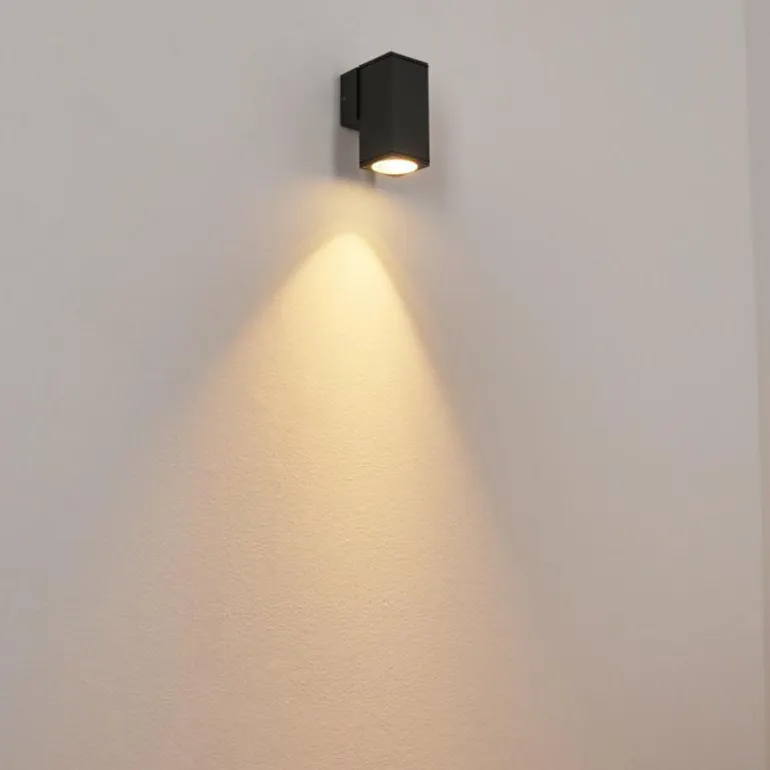 Applique murale d'extérieur Fletcher Anthracite, 1 lumière