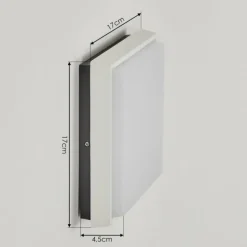 Applique murale d'extérieur Gomero LED Anthracite, Blanc, 1 lumière