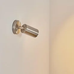 Applique murale d'extérieur Bessiebelle Acier inoxydable, Blanc, 1 lumière
