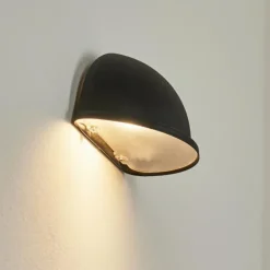 Applique murale d'extérieur Wundowie Noir, 1 lumière
