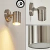 Applique murale d'extérieur Bessiebelle Acier inoxydable, Blanc, 1 lumière