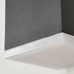 Applique murale d'extérieur Toogong LED Anthracite, 1 lumière, Détecteur de mouvement