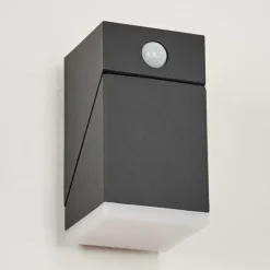 Applique murale d'extérieur Toogong LED Anthracite, 1 lumière, Détecteur de mouvement