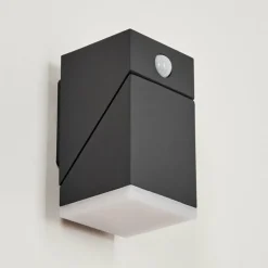 Applique murale d'extérieur Toogong LED Anthracite, 1 lumière, Détecteur de mouvement