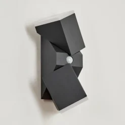 Applique murale d'extérieur Toogong LED Anthracite, 2 lumières, Détecteur de mouvement
