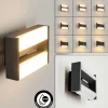 Applique murale d'extérieur Ramalheira LED Anthracite, 1 lumière