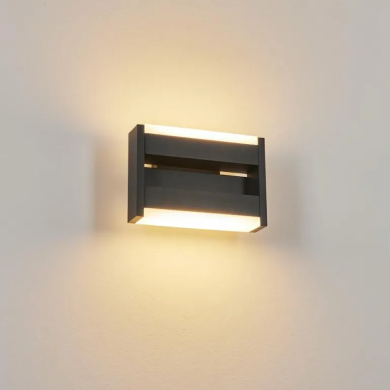 Applique murale d'extérieur Ramalheira LED Anthracite, 1 lumière