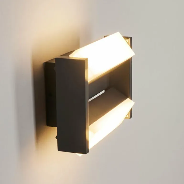 Applique murale d'extérieur Ramalheira LED Anthracite, 1 lumière
