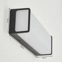 Applique murale d'extérieur Burseryd LED Anthracite, 1 lumière