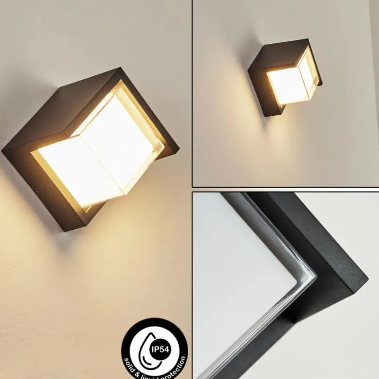 Applique murale d'extérieur Vurey LED Noir, 1 lumière