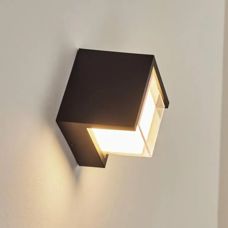 Applique murale d'extérieur Vurey LED Noir, 1 lumière