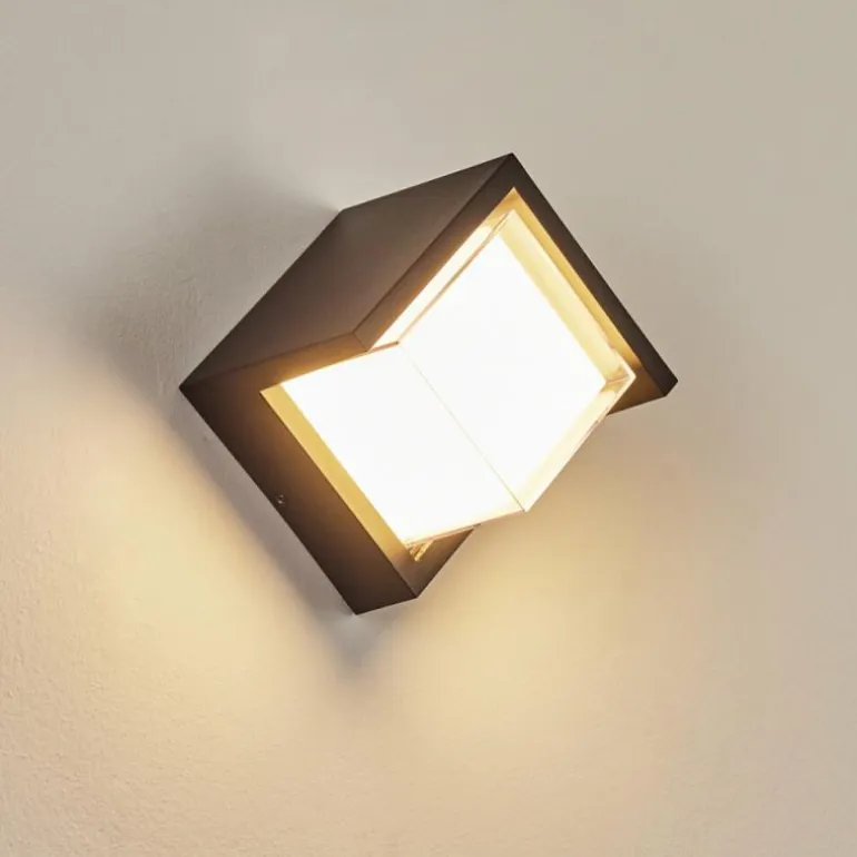 Applique murale d'extérieur Vurey LED Noir, 1 lumière