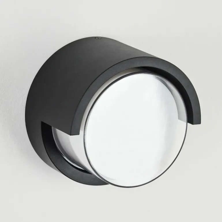 Applique murale d'extérieur Vurey LED Noir, 1 lumière