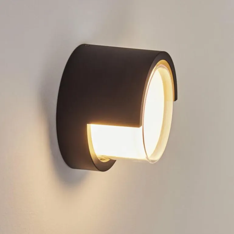Applique murale d'extérieur Vurey LED Noir, 1 lumière