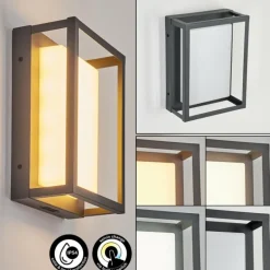 Applique murale d'extérieur Nonza LED Anthracite, 1 lumière