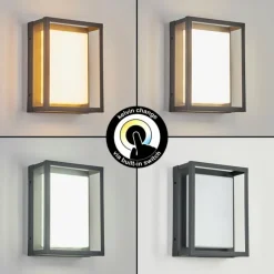 Applique murale d'extérieur Nonza LED Anthracite, 1 lumière