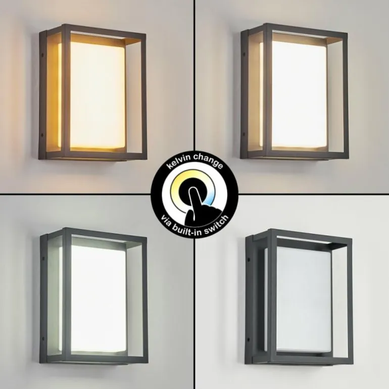 Applique murale d'extérieur Nonza LED Anthracite, 1 lumière