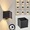 Applique murale d'extérieur Tamarin LED Noir, 2 lumières