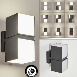 Applique murale d'extérieur Swanek LED Anthracite, 1 lumière