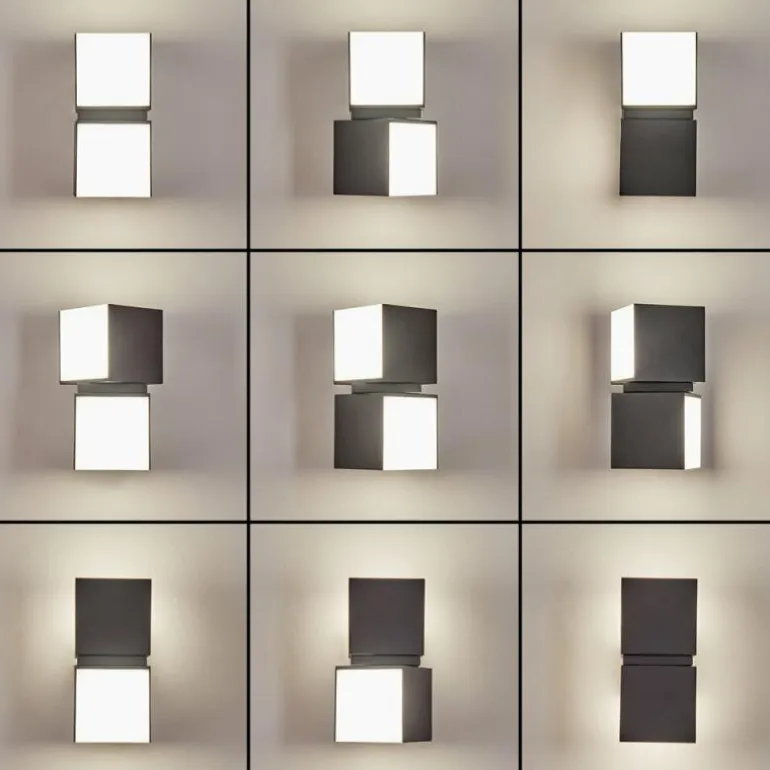 Applique murale d'extérieur Swanek LED Anthracite, 1 lumière