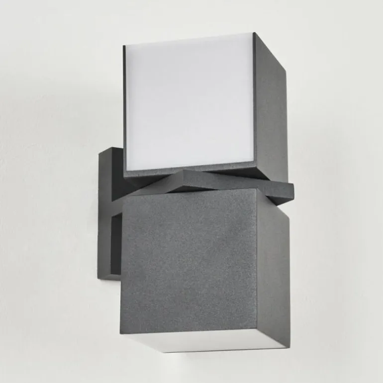 Applique murale d'extérieur Swanek LED Anthracite, 1 lumière