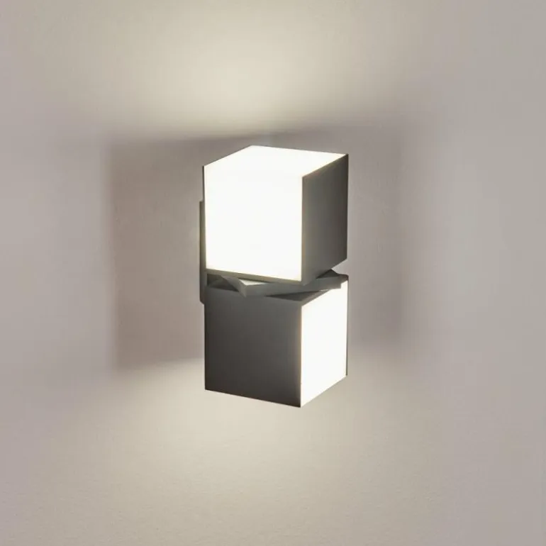 Applique murale d'extérieur Swanek LED Anthracite, 1 lumière
