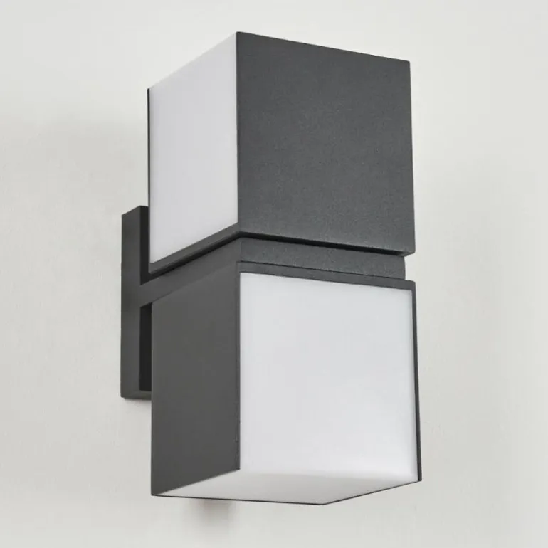 Applique murale d'extérieur Swanek LED Anthracite, 1 lumière