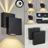 Applique murale d'extérieur Colare LED Noir, 1 lumière